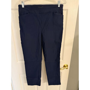 Hilary Radley Navy Ankle pull on Dress Pants Size M